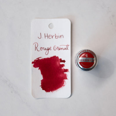 Jacques Herbin Rouge Grenat Ink Cartridges Red