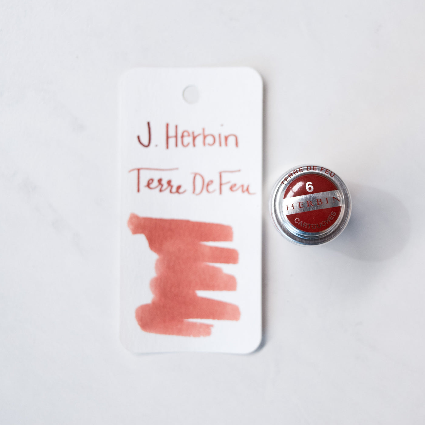 Jacques Herbin Terre de Feu Ink Cartridges Brown