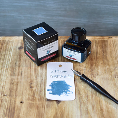 Herbin Vert De Gris Ink Bottle