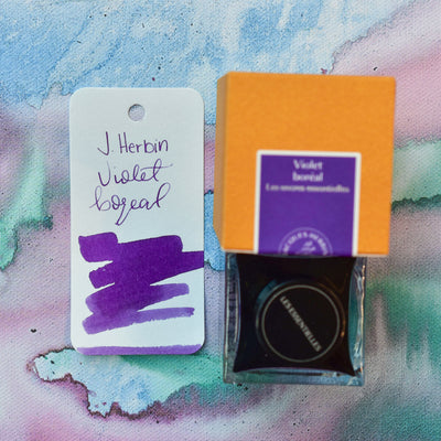 Jacques Herbin Violet Boreal Ink Bottle