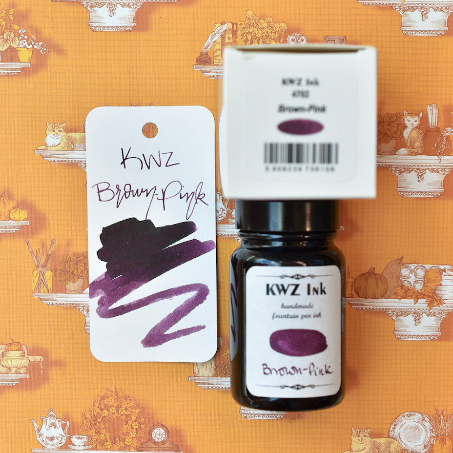 KWZ Brown Pink Ink Bottle