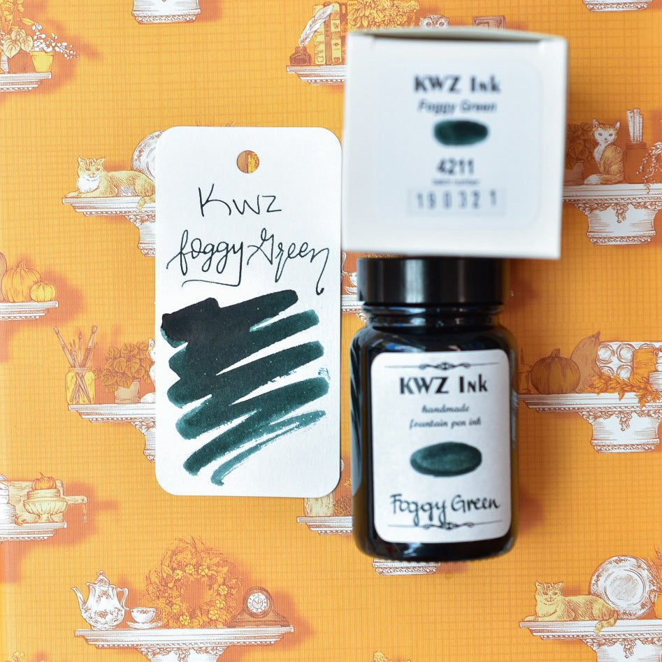 KWZ Foggy Green Ink Bottle