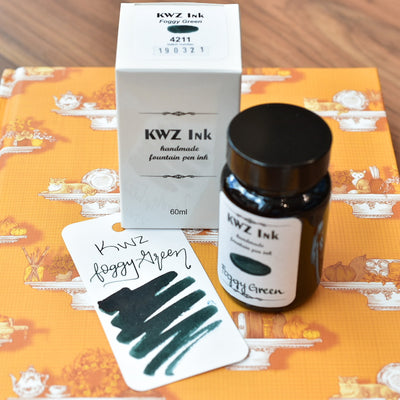 KWZ Foggy Green Ink Bottle