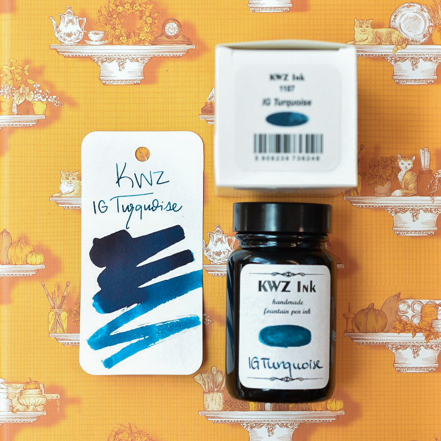 KWZ Iron Gall Turquoise Ink Bottle