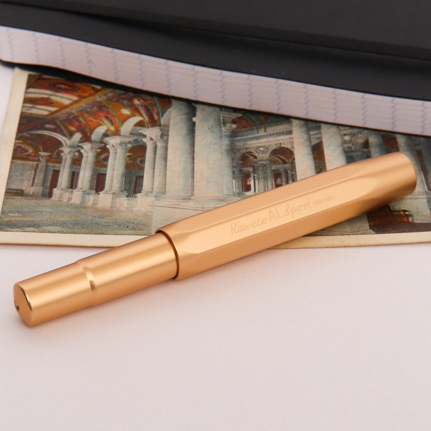 Kaweco Al Sport Gold Fountain Pen Capped