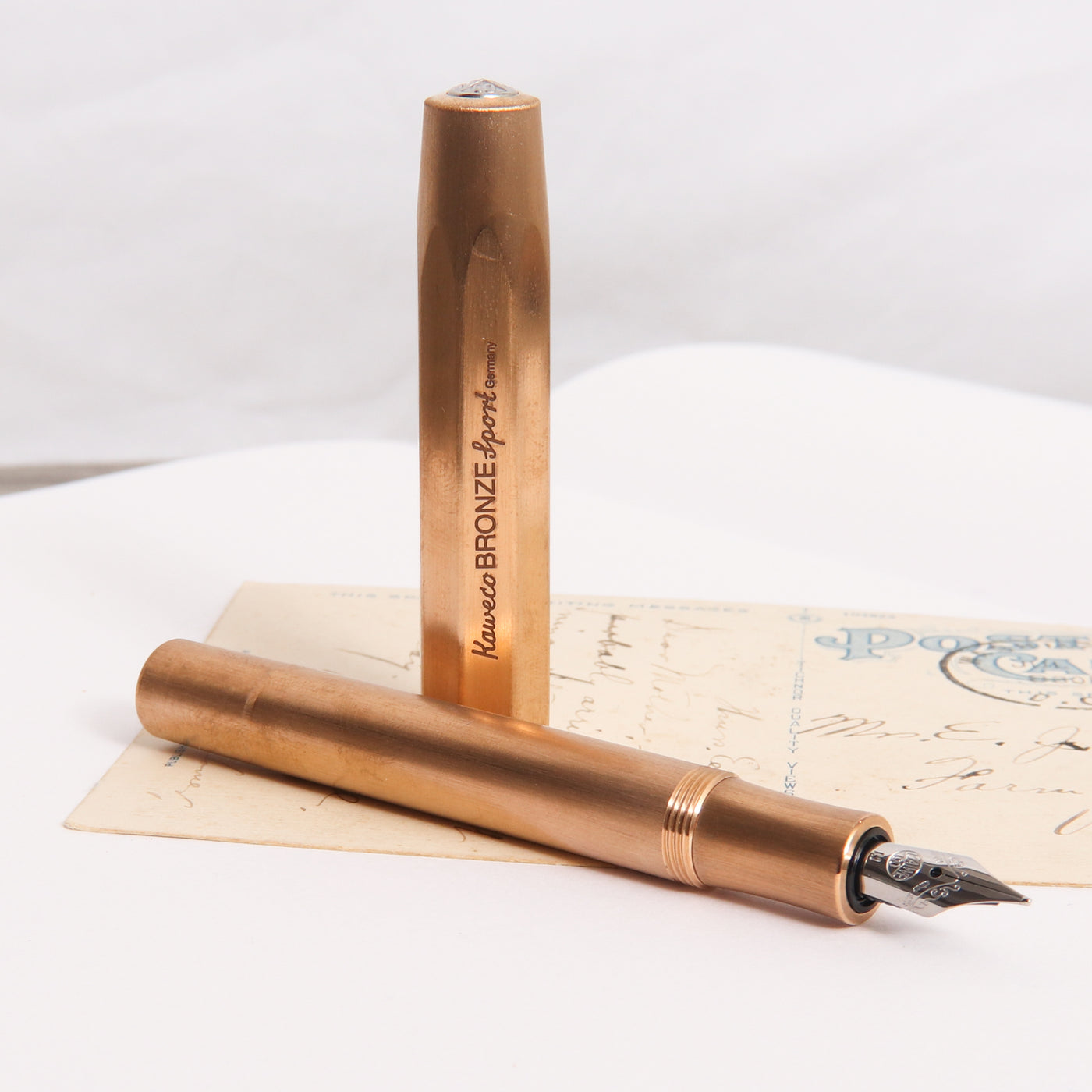 Kaweco Bronze Sport Fountain Pen Uncapped