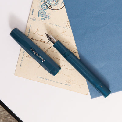 Kaweco Collector's Sport Toyama Teal Fountain Pen Blue Resin Barrel