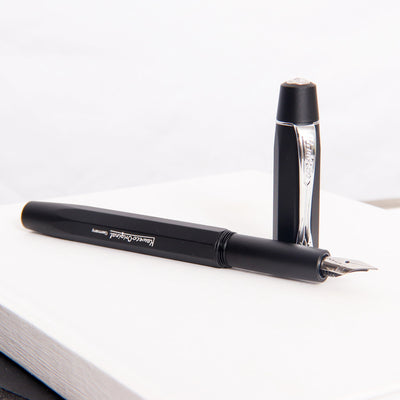 Kaweco-Original-Black-&-Chrome-060-Fountain-Pen-Anodized-Aluminum