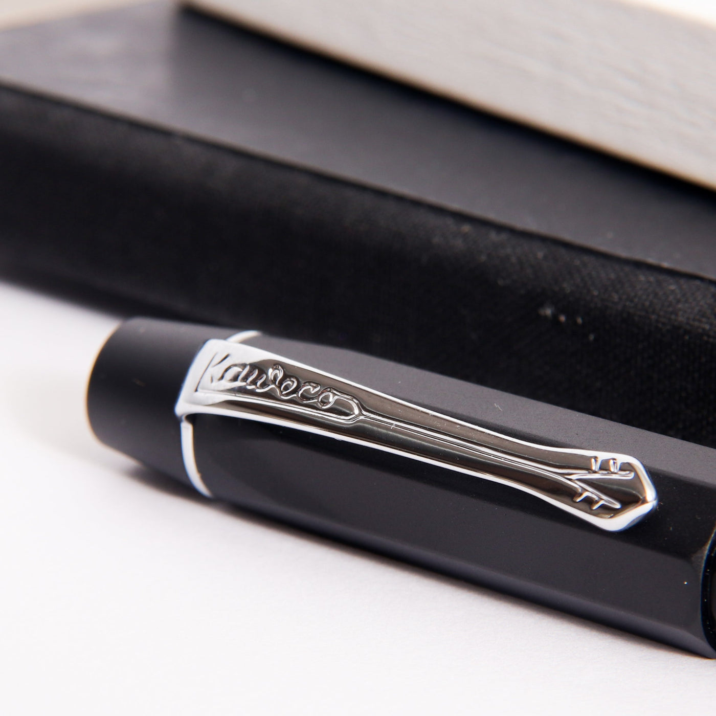 Kaweco-Original-Black-&-Chrome-060-Fountain-Pen-Chrome-Trim