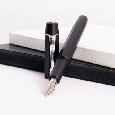 Kaweco-Original-Black-&-Chrome-250-Fountain-Pen-Anodized-Aluminum