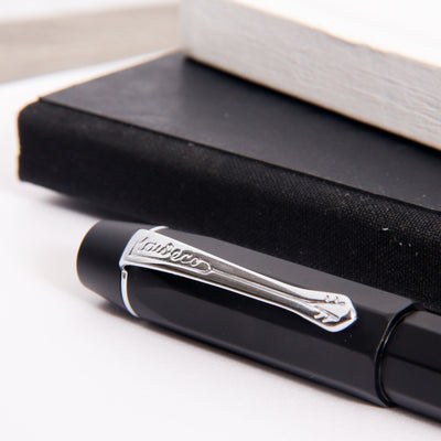 Kaweco-Original-Black-&-Chrome-250-Fountain-Pen-Chrome-Trim