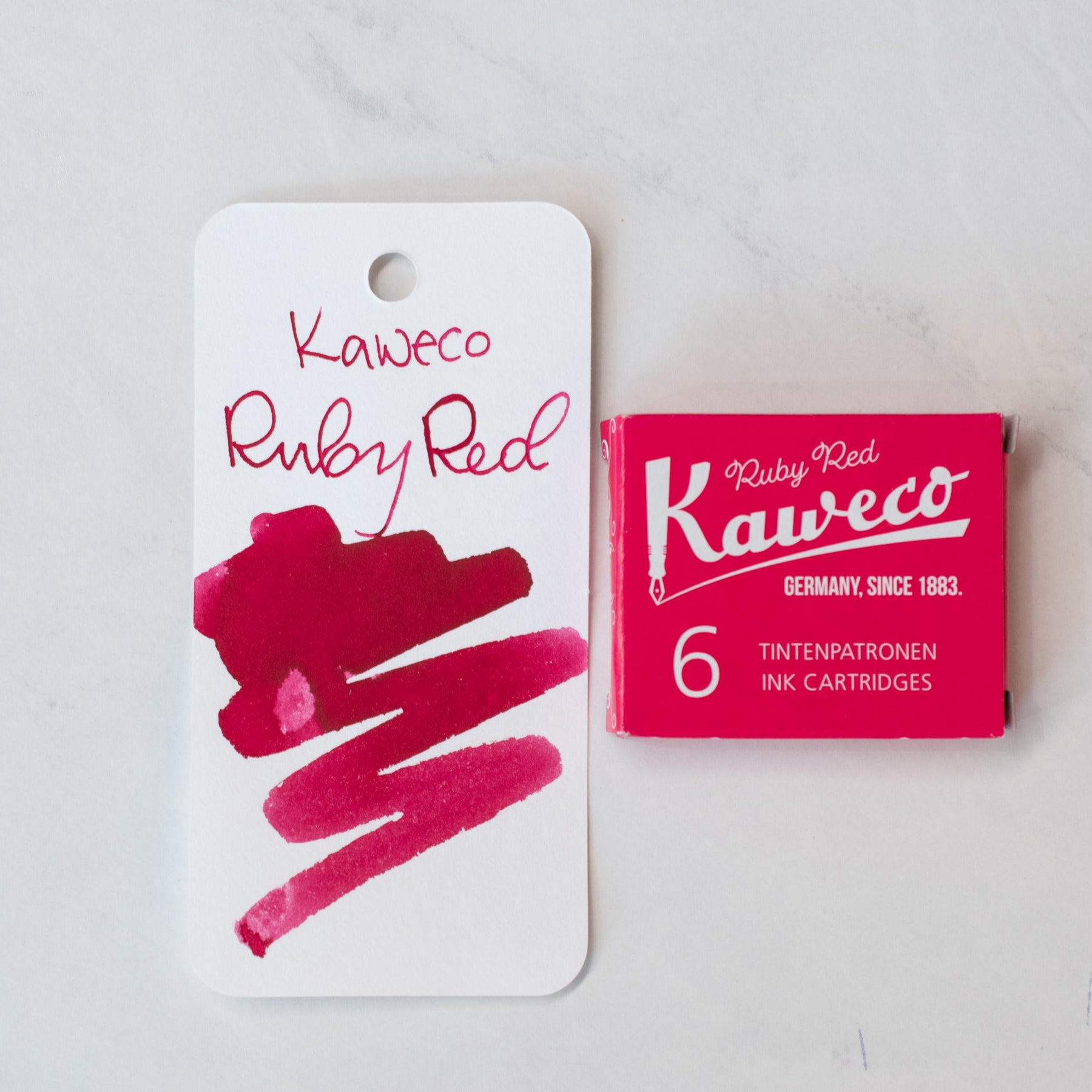 Kaweco Ruby Red Ink Cartridges Truphae