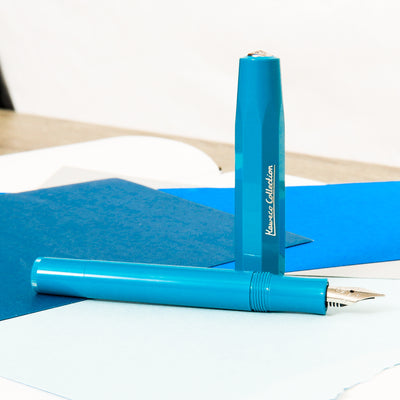 Kaweco Skyline Sport Cyan Collector's Edition Fountain Pen Cartridge Filled Converter Filled