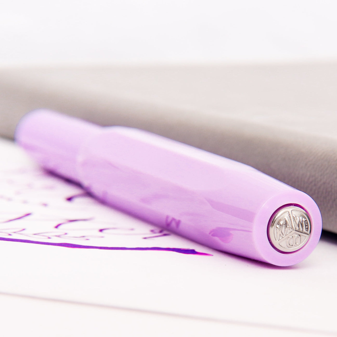 Kaweco Skyline Sport Lavender Fountain Pen Cap Details