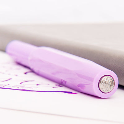 Kaweco Skyline Sport Lavender Fountain Pen Cap Details