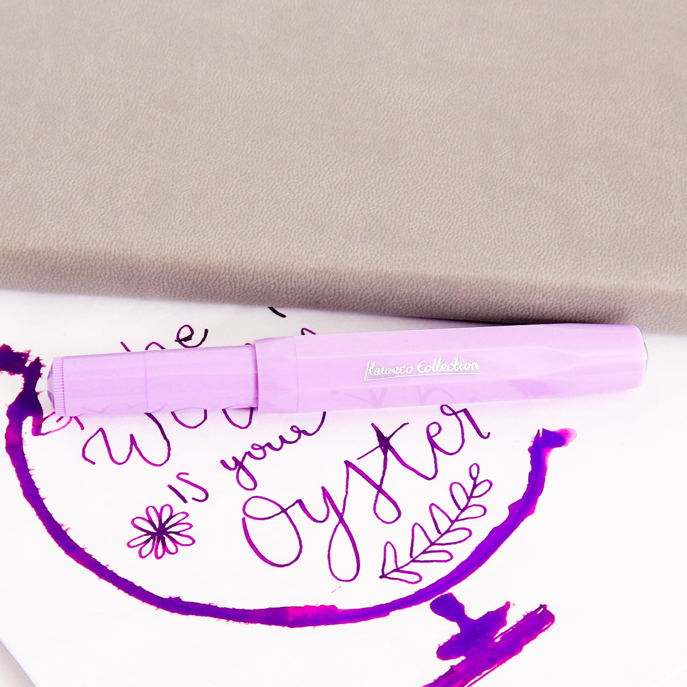 Kaweco Skyline Sport Lavender Fountain Pen Capped