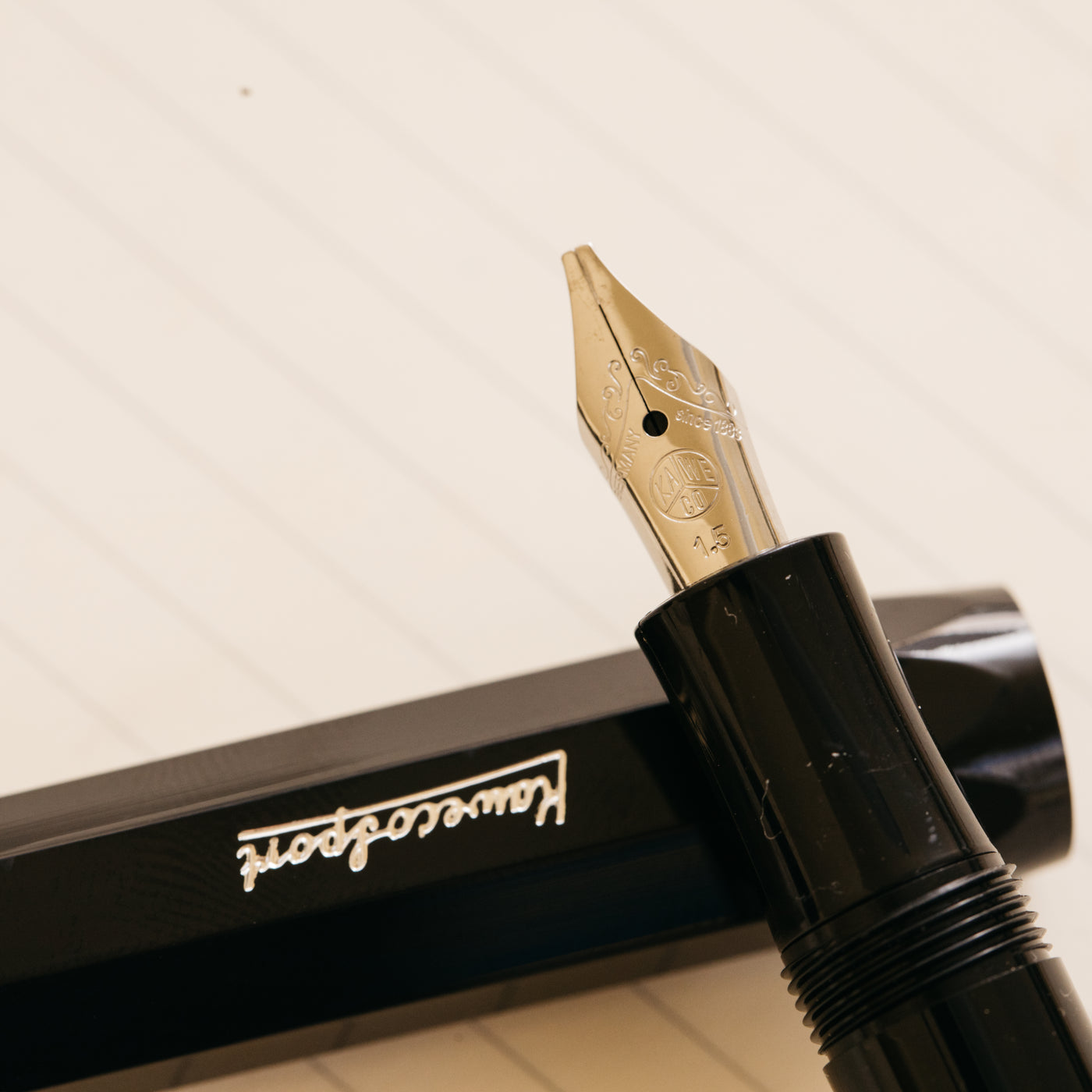 Kaweco Skyline Classic Sport Calligraphy Fountain Pen Black - 1.5