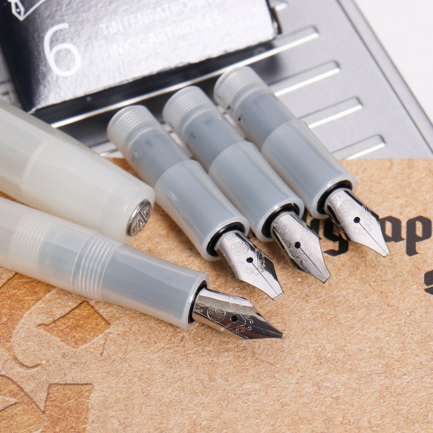 Kaweco Sport Natural Coconus Large Fountain Pen Calligraphy Set Writing Options
