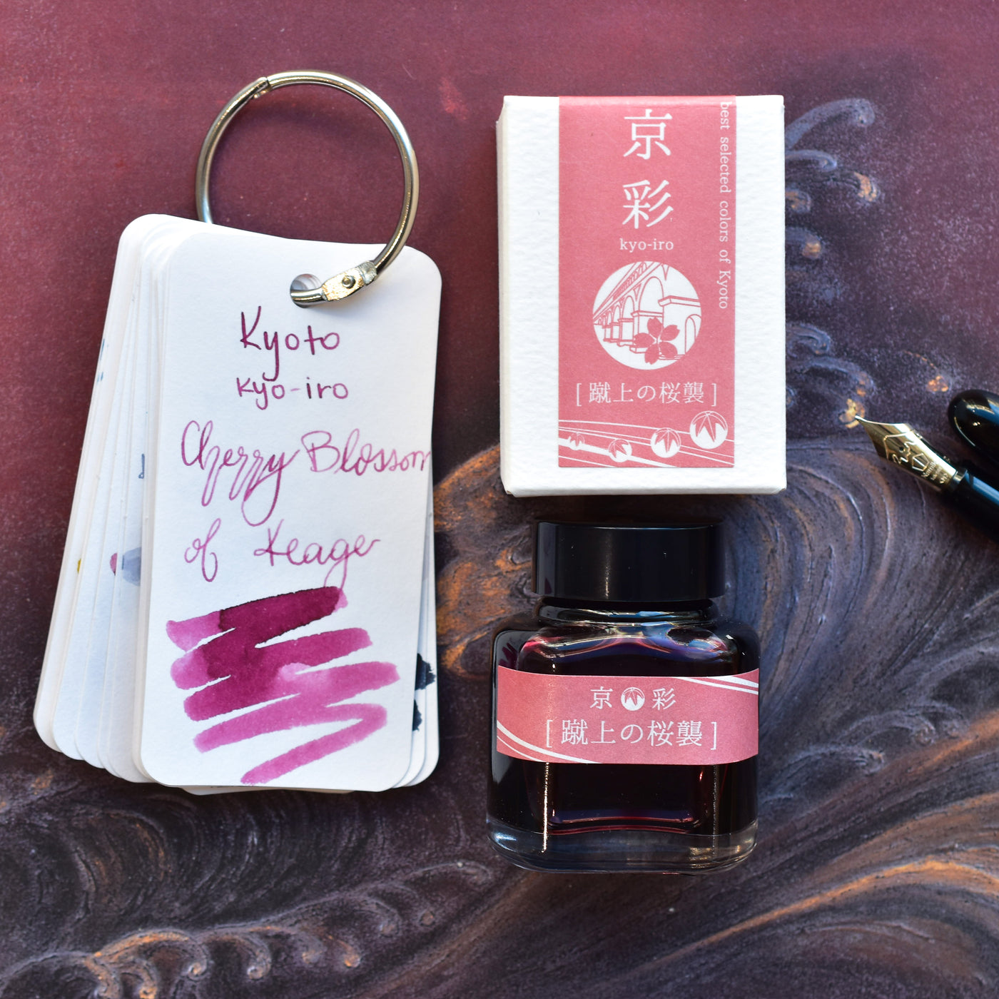 Kyoto TAG Kyo-Iro Cherry Blossom of Keage Ink Bottle