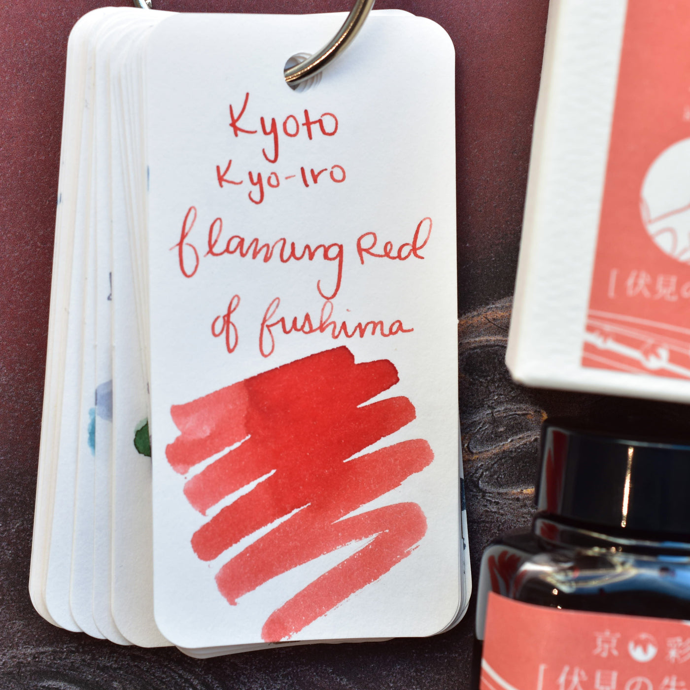Kyoto TAG Kyo-Iro Flaming Red of Fushimi Ink Bottle