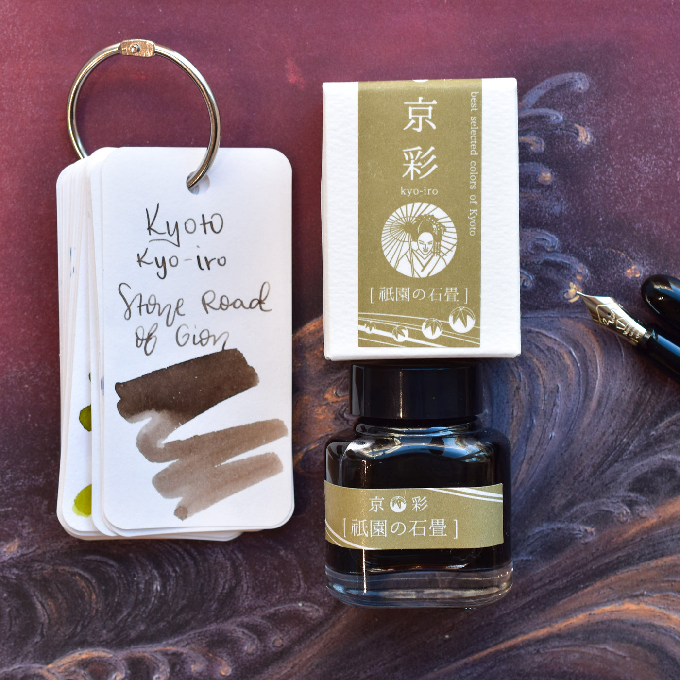 Kyoto TAG Kyo-Iro Soft Snow of Ohara Ink Bottle