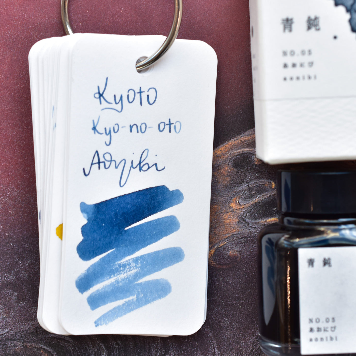 Kyoto TAG Kyo-no-Oto No. 5 Aonibi Ink Bottle