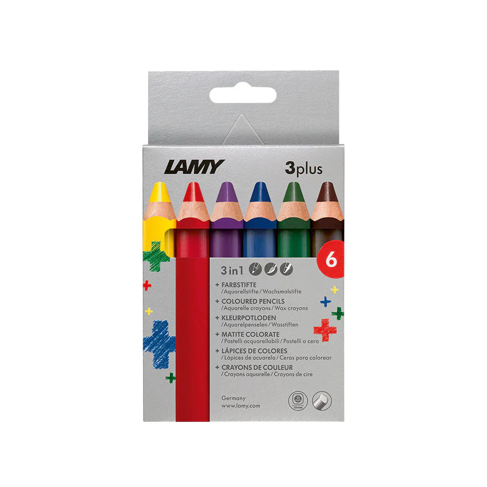 LAMY 3Plus Colored Pencils - Pack of 6