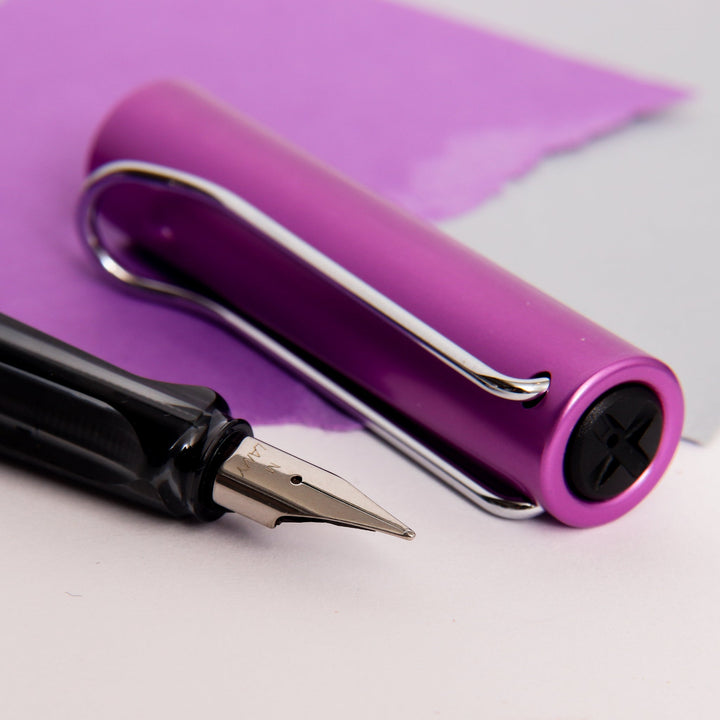 Lamy Al-star Purple Rollerball Pen - Premium Aluminum Body Writing Pen