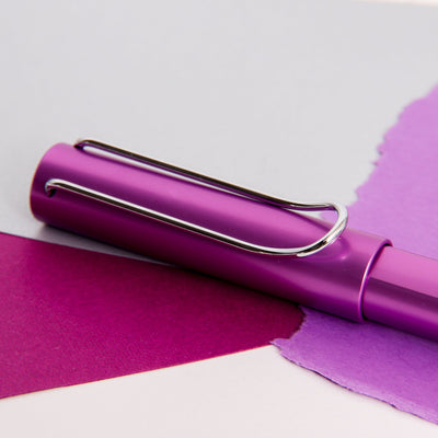 LAMY AL-Star Special Edition Lilac Rollerball Pen Aluminum Clip