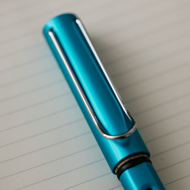 Lamy AL-Star Füllfederhalter – Turmalinfarbe, Extra Feine Spitze (EF), Inkl. Blauer Tintenpatrone
