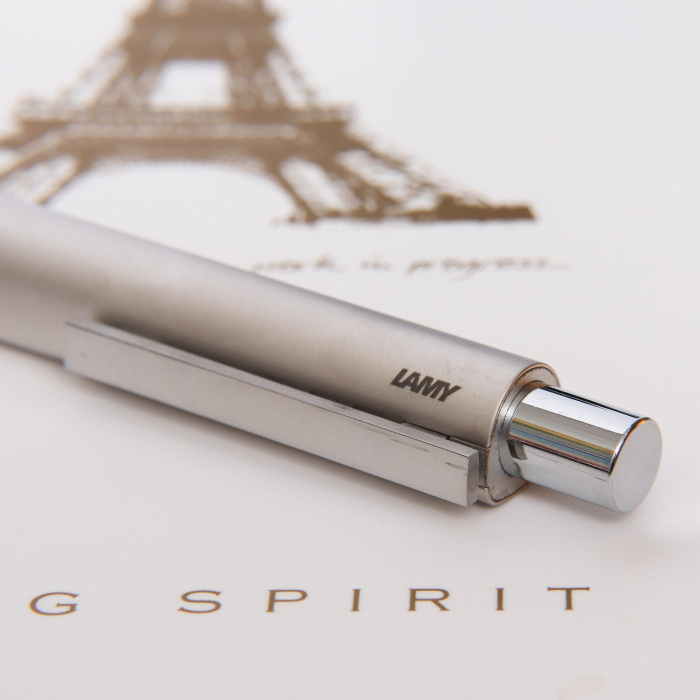 LAMY Ideos Palladium Ballpoint Pen Logo