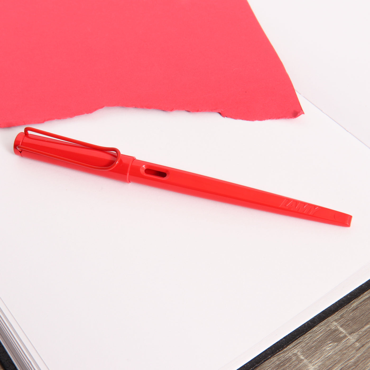 LAMY Joy Special Edition Strawberry Fountain Pen Capped