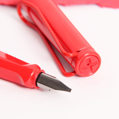     LAMY Joy Special Edition Strawberry Fountain Pen Nib Details