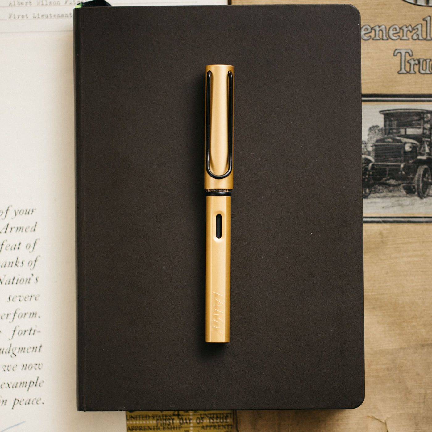 LAMY LX Black Gold Fountain Pen