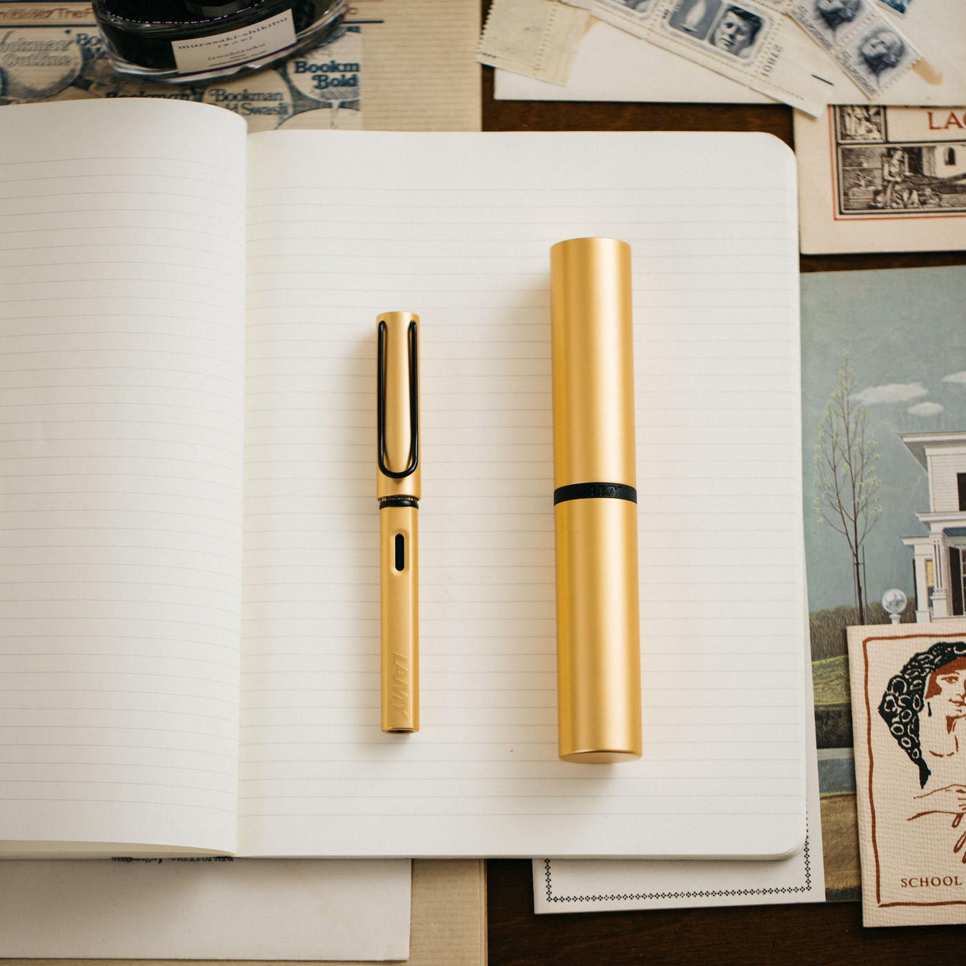 LAMY LX Black Gold Fountain Pen