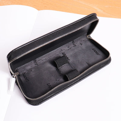 LAMY Leather Two Pen Zip Case Carrying Case