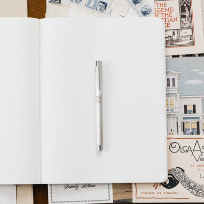 LAMY Logo Brushed Stainless Steel Fountain Pen