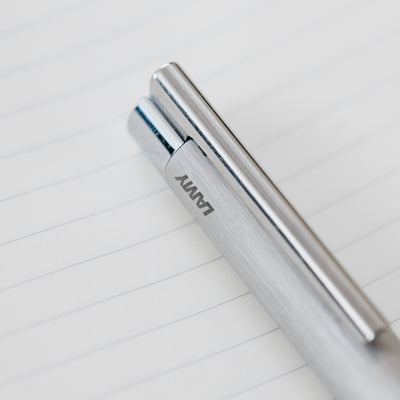 LAMY Logo Brushed Stainless Steel Fountain Pen