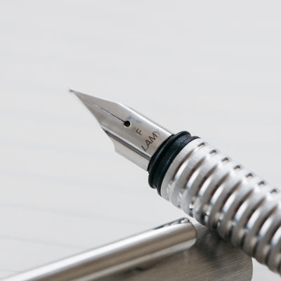 LAMY Logo Brushed Stainless Steel Fountain Pen