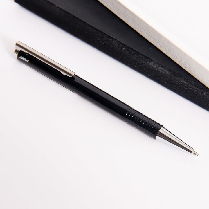 LAMY Logo M+ Black Gloss Ballpoint Pen