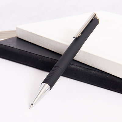 LAMY-Logo-M+-Black-Matte-Ballpoint-Pen-Soft-Touch-Surface