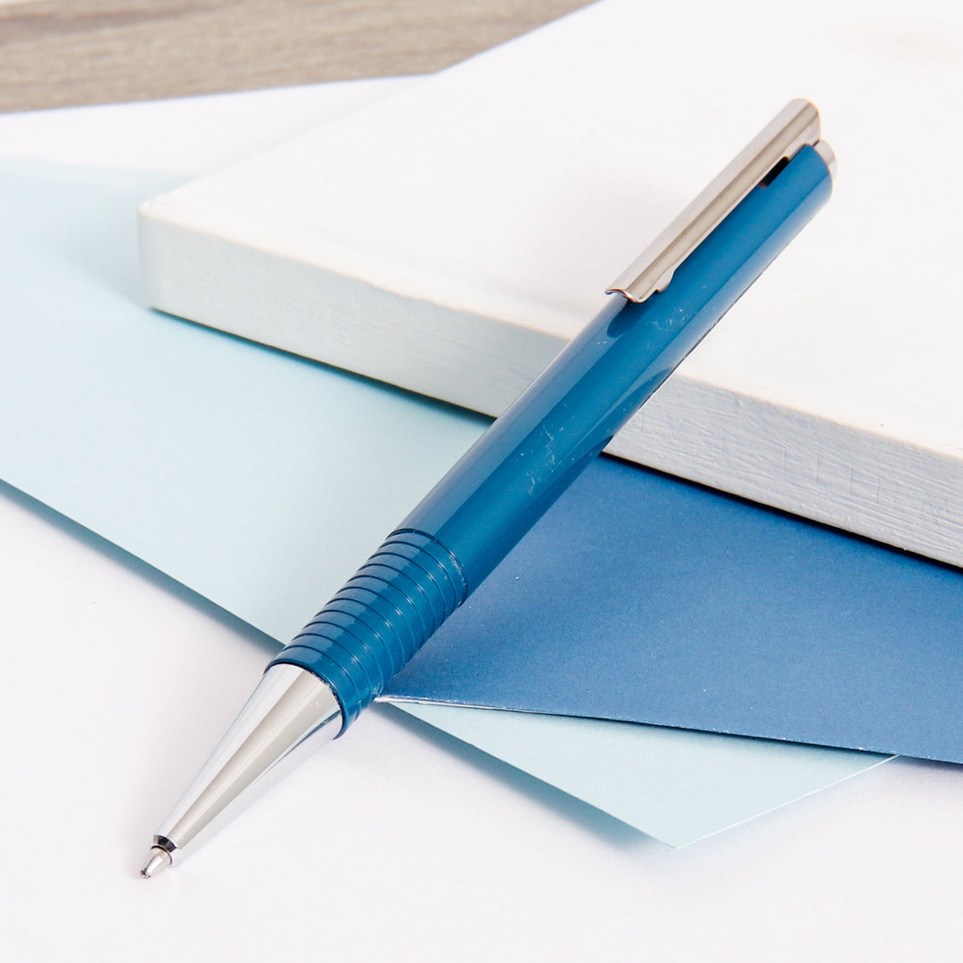 LAMY Logo M+ Indigo Gloss Ballpoint Pen – Truphae
