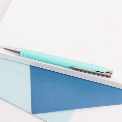 LAMY-Logo-M+-Lagoon-Gloss-Ballpoint-Pen-Spring-Loaded-Clip