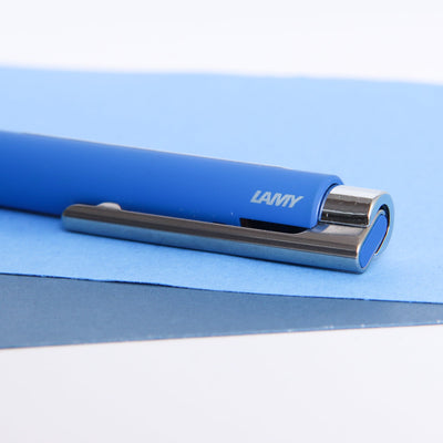 LAMY Logo M+ Matte Skyblue Ballpoint Pen Logo