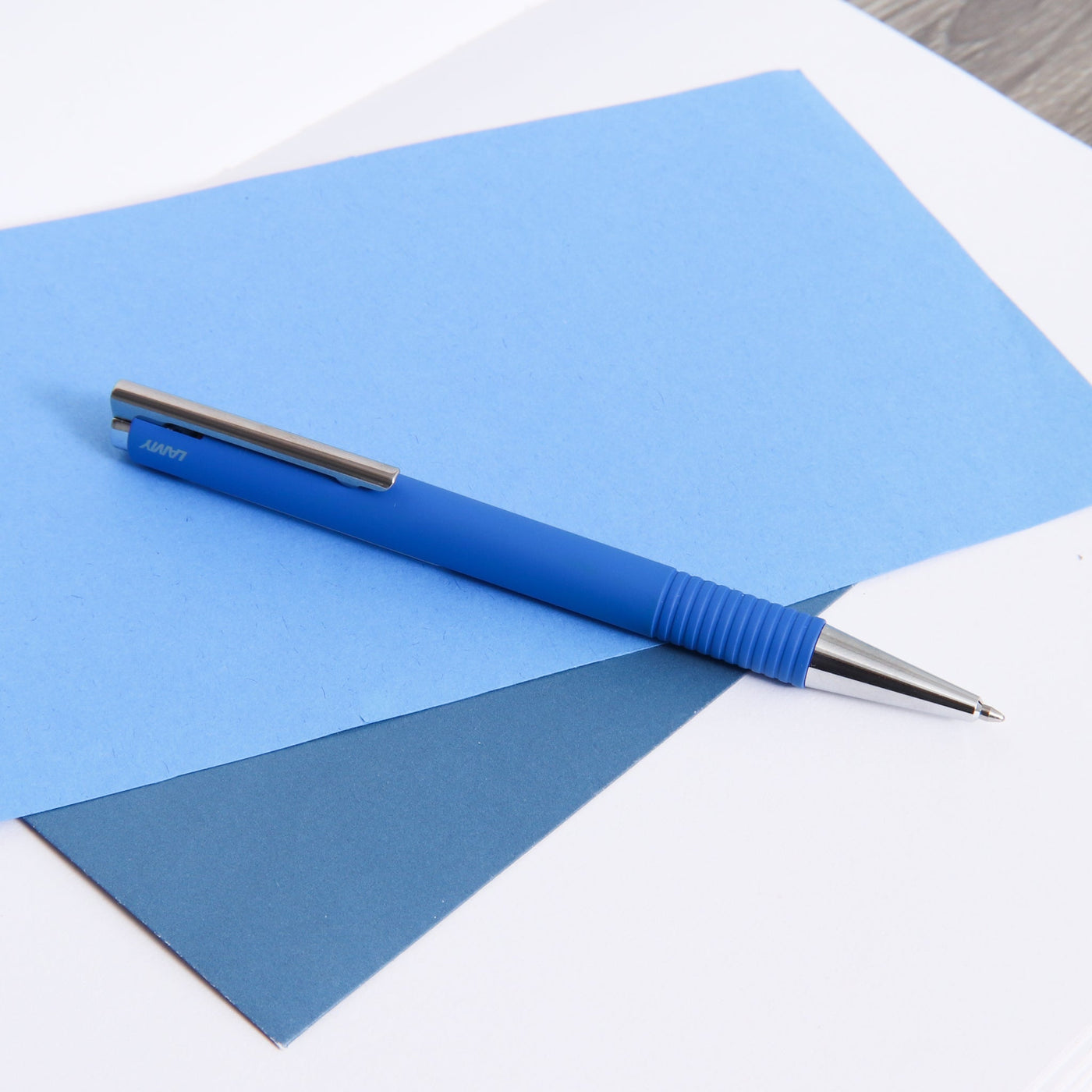 LAMY Logo M+ Matte Skyblue Ballpoint Pen