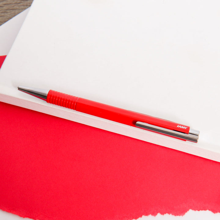 LAMY Logo M+ Red Gloss Ballpoint Pen – Truphae