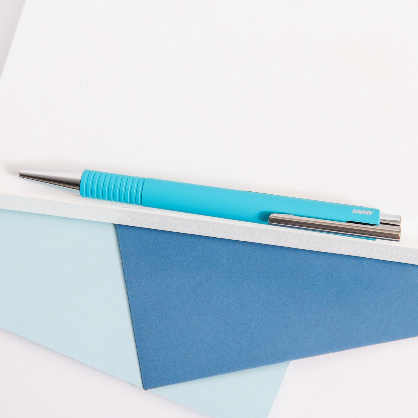 LAMY-Logo-M+-Sea-Matte-Ballpoint-Pen-Spring-Loaded-Clip