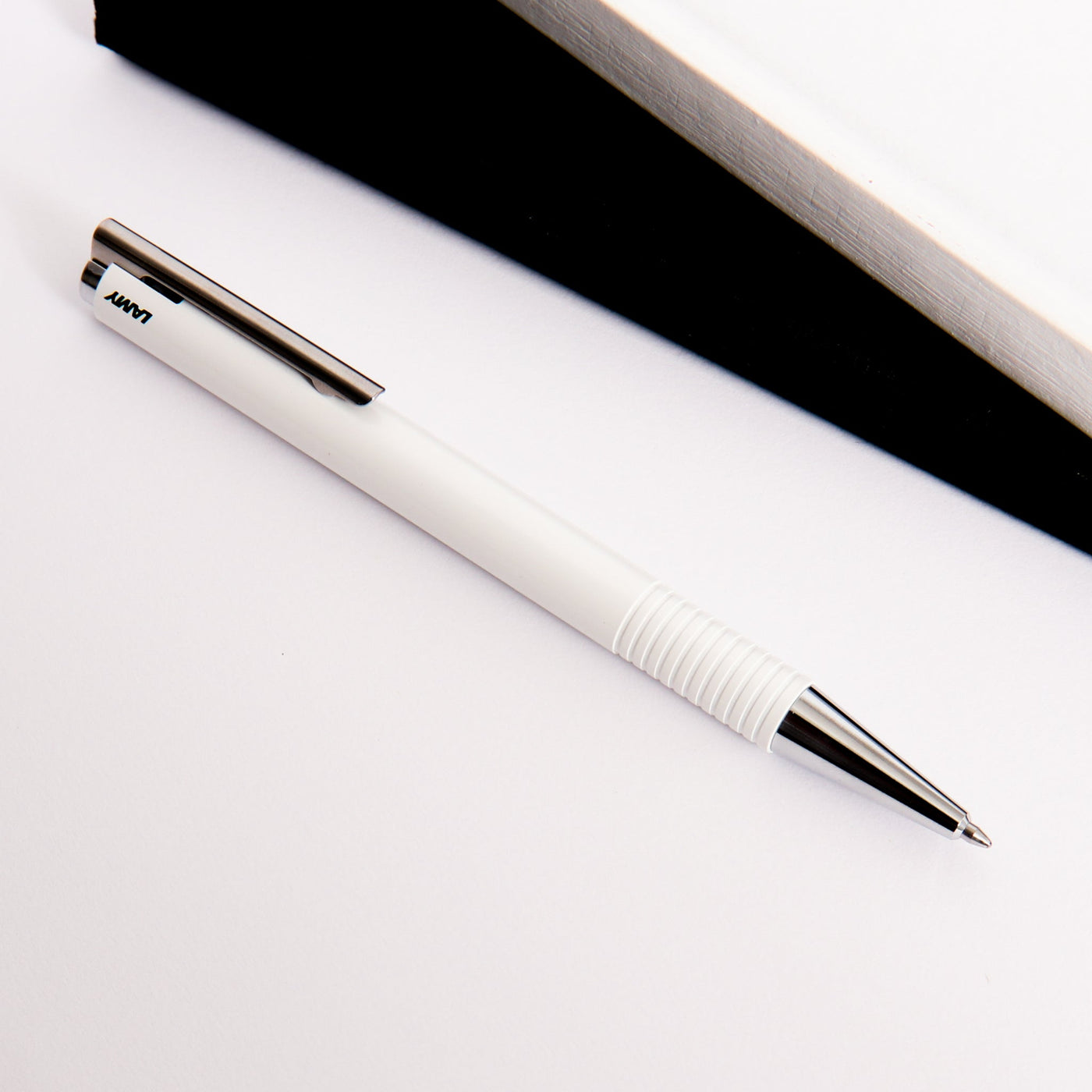 LAMY-Logo-M+-White-Gloss-Ballpoint-Pen