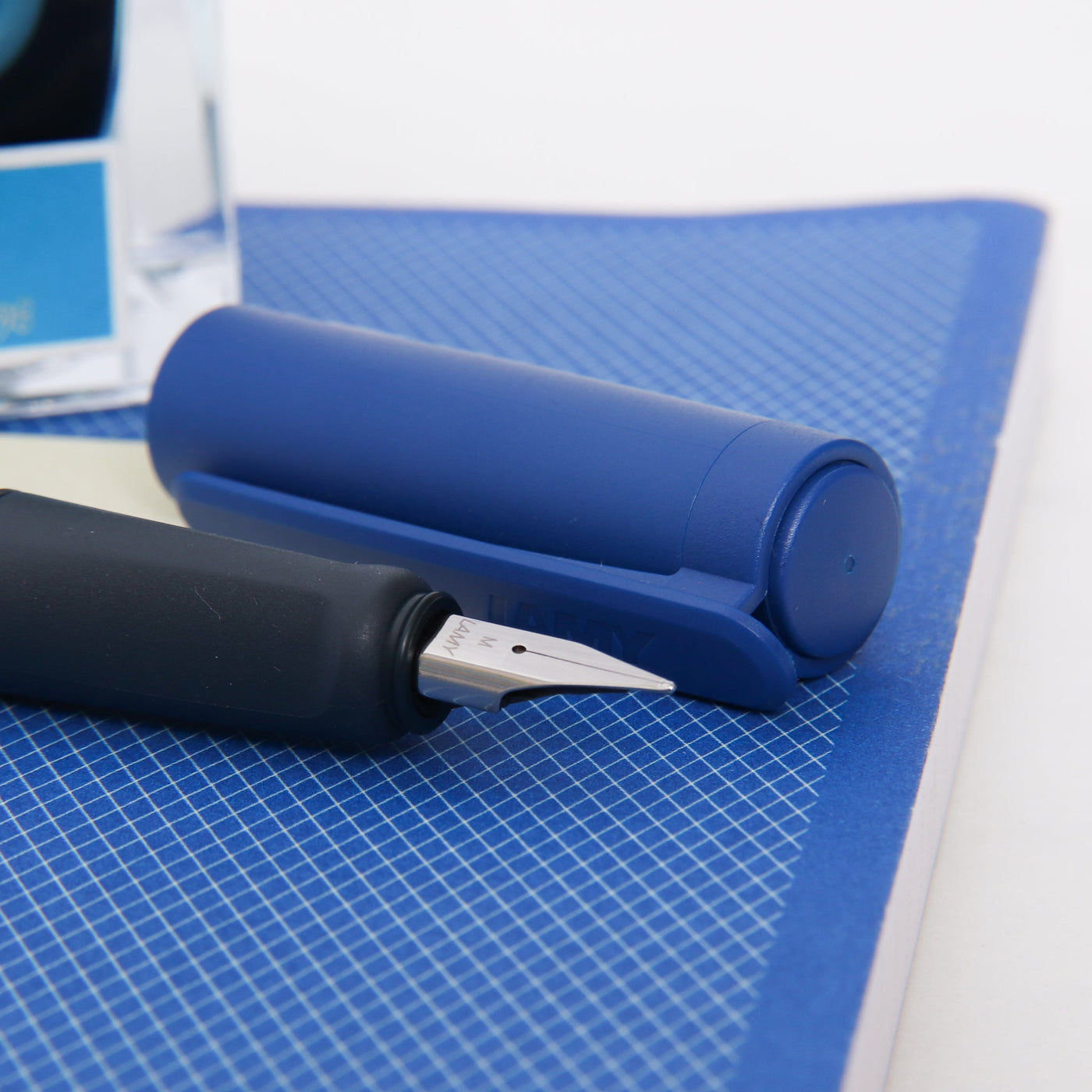 LAMY Nexx Blue Fountain Pen Nib Details