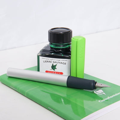 LAMY Nexx Lime Fountain Pen Uncapped